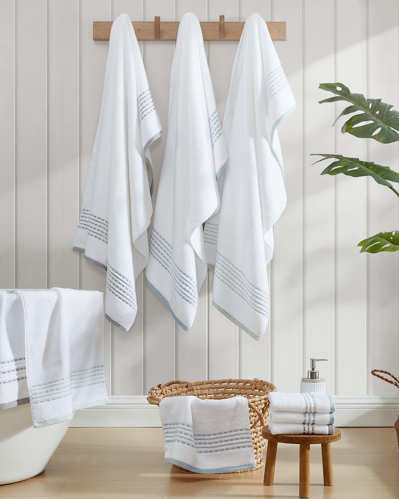 Cliff Side Grey 3-Piece Towel Set