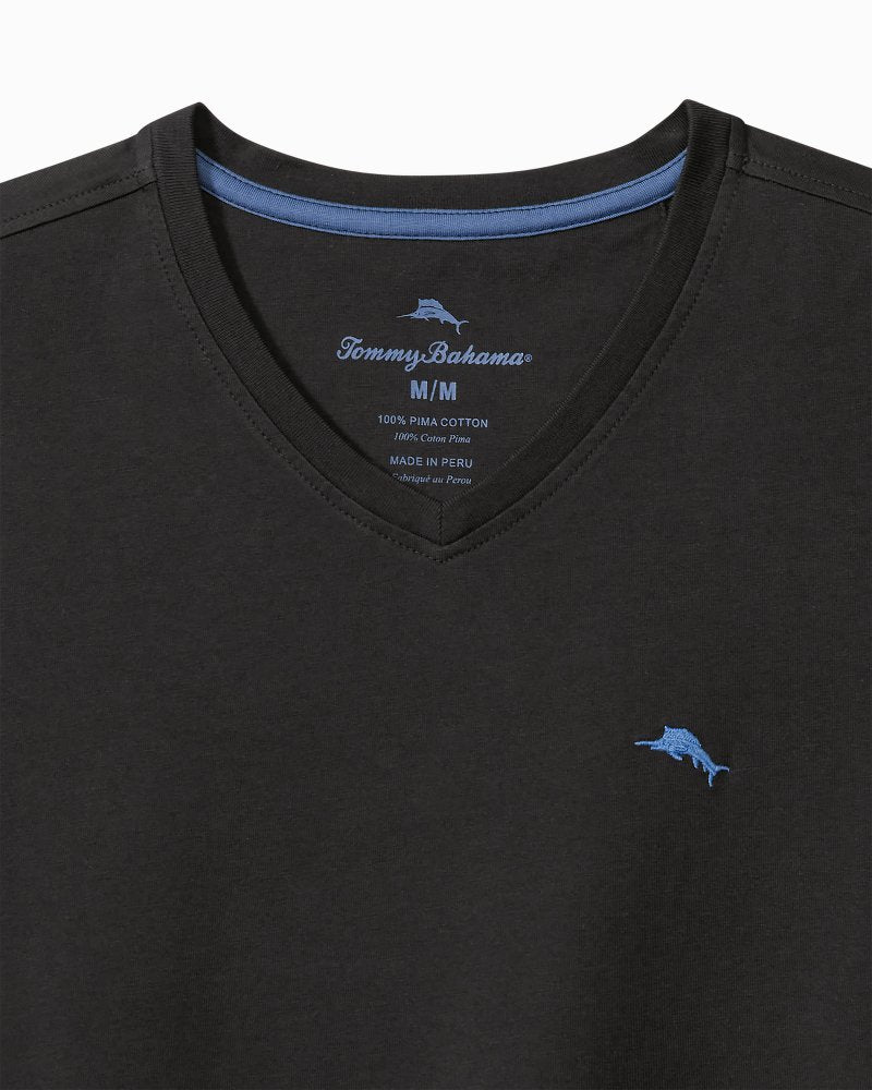 Bali Skyline Long-Sleeve V-Neck T-Shirt