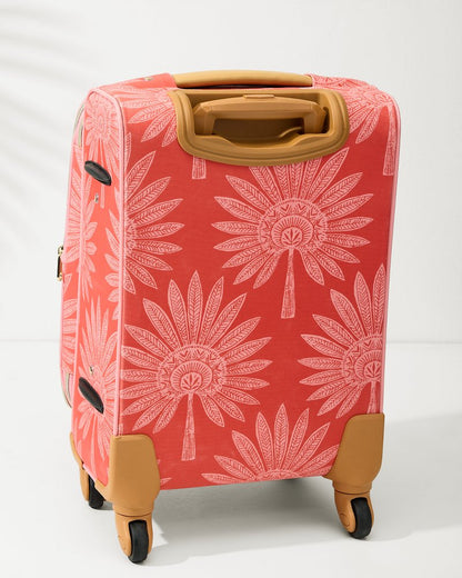 Palmetto Frond 20-Inch Rolling Suitcase