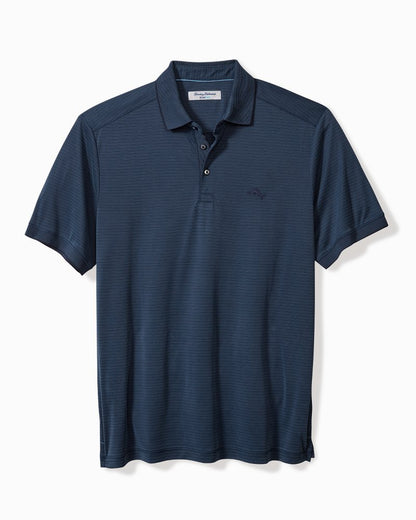 Big & Tall Bay Stripe IslandZone® Polo