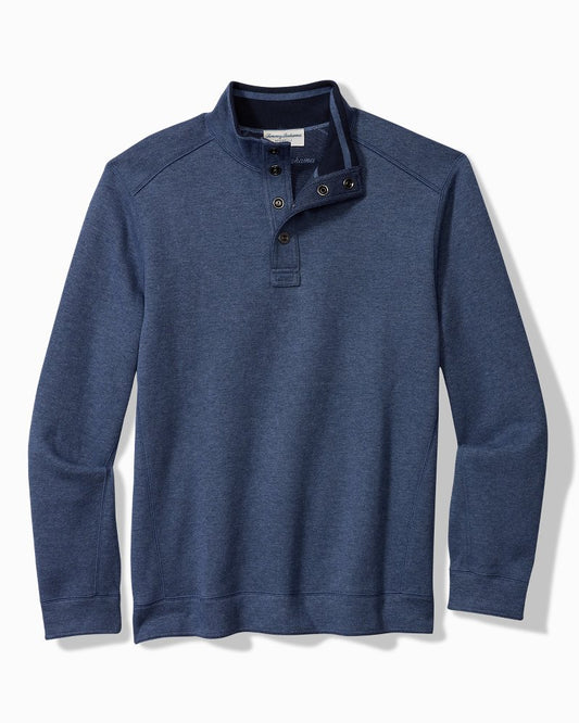 Big & Tall Flip Coast Reversible Snap Mock Sweatshirt