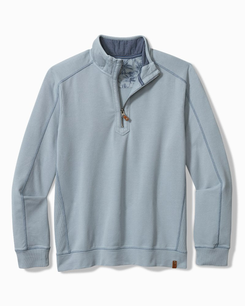 Big & Tall Ben & Terry Half-Zip Sweatshirt