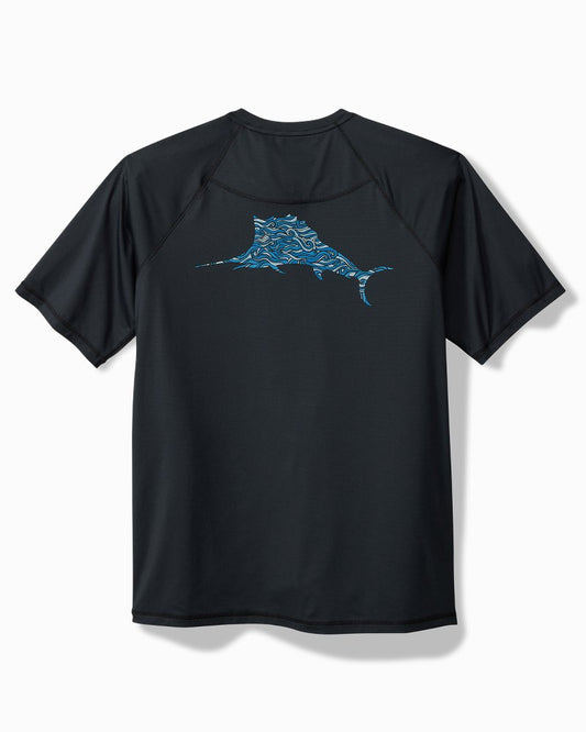 Big & Tall Chill Time Surf IslandZone® Short-Sleeve Rash Guard