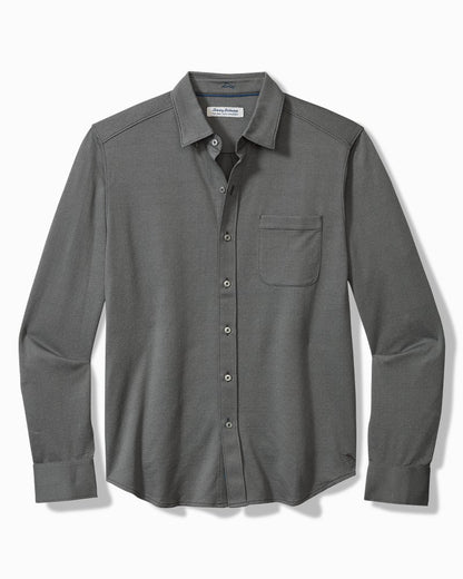 Big & Tall San Lucio Diamond Isles Knit Stretch Shirt