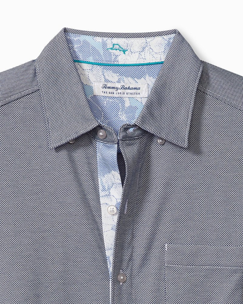 Big & Tall San Lucio Cali Blooms Happy Hour Knit Stretch Shirt