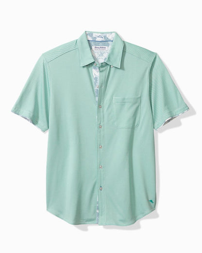 Big & Tall San Lucio Cali Blooms Happy Hour Knit Stretch Shirt