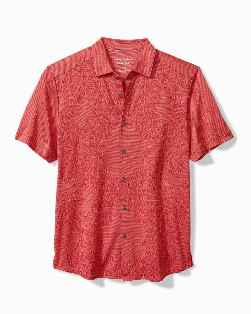 Big & Tall Palm Coast Cascade Vines IslandZone® Knit Shirt