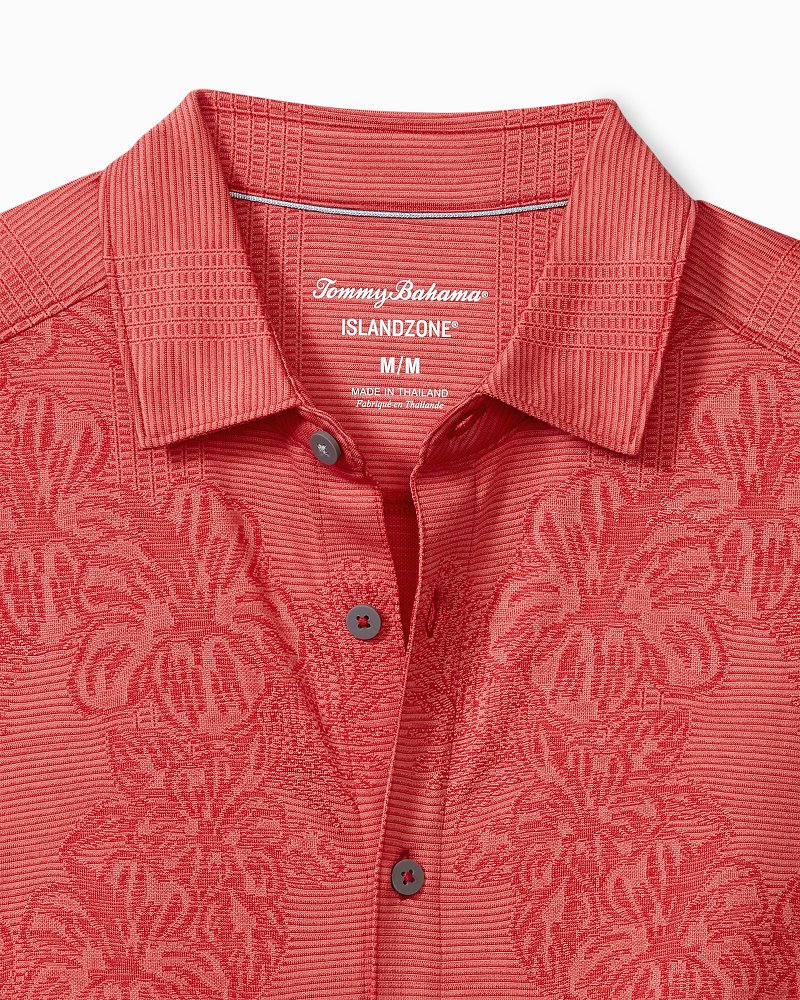 Big & Tall Palm Coast Cascade Vines IslandZone® Knit Shirt