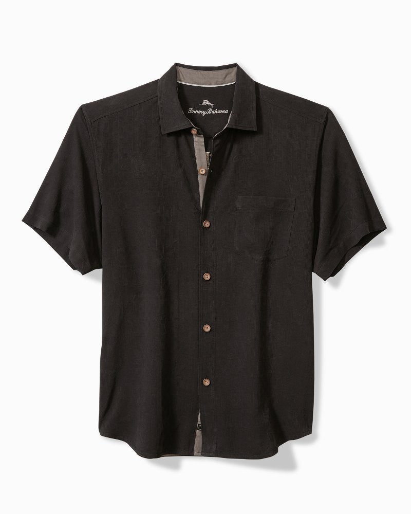 Big & Tall Call Me Old Fashioned Silk Camp Shirt