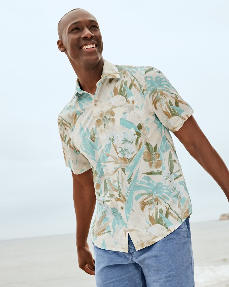 Big & Tall Bahama Coast Jungle Haven IslandZone® Shirt