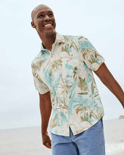 Big & Tall Bahama Coast Jungle Haven IslandZone® Shirt