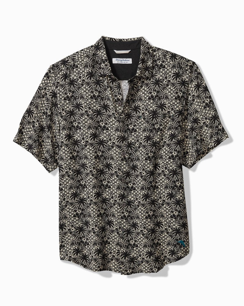 Big & Tall Veracruz Cay Palm Cascade Short-Sleeve Shirt