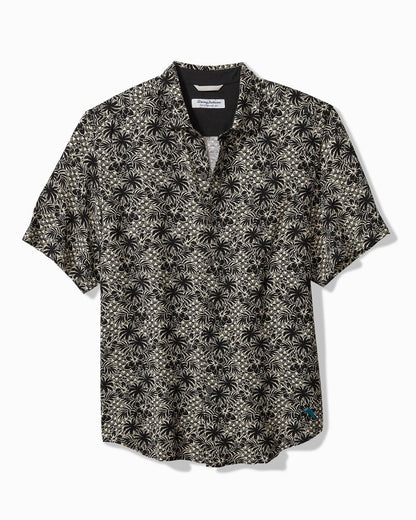 Big & Tall Veracruz Cay Palm Cascade Short-Sleeve Shirt