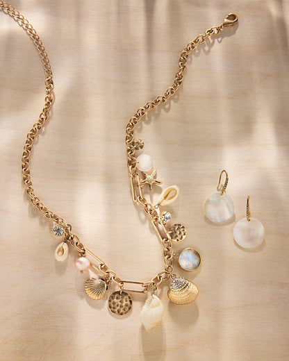 Madeira Mother-of-Pearl Drop Earrings