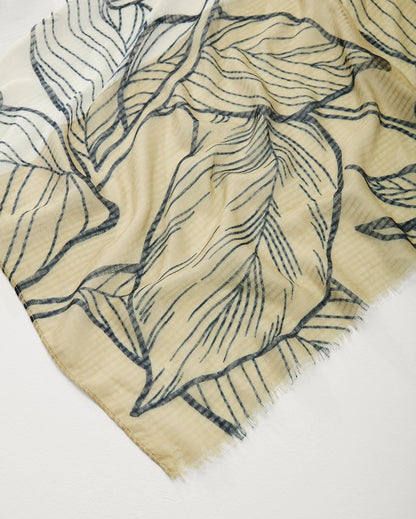 Block Bouquet Wrap Scarf