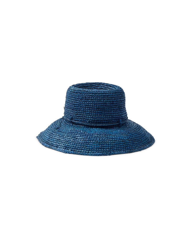 Packable Raffia Bucket Hat