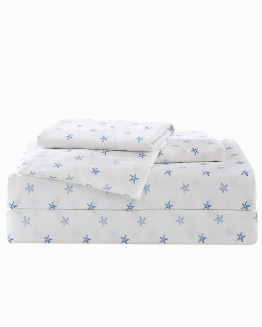 Starfish Treasure 4-Piece Queen Sheet Set