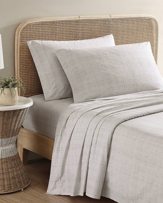 Raffia Linen Queen Sheet Set