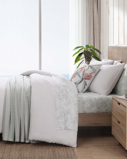Wicker Woven 3-Piece King Comforter Set