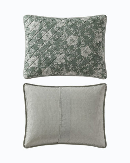 Hibiscus Jungle Reversible 3-Piece Full/Queen Quilt Set