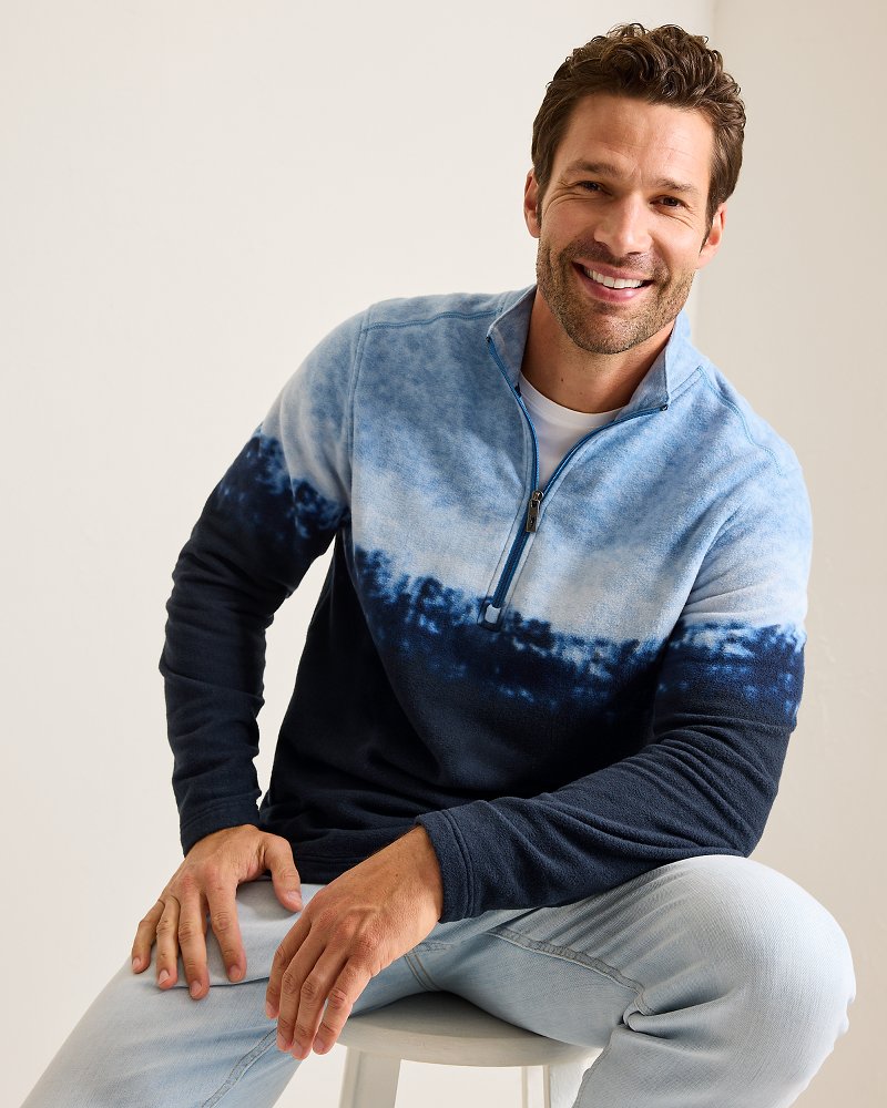 Azul Tides Ombré Half-Zip Sweatshirt