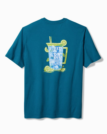 Always Look at the Big Pitcher Graphic T-Shirt
