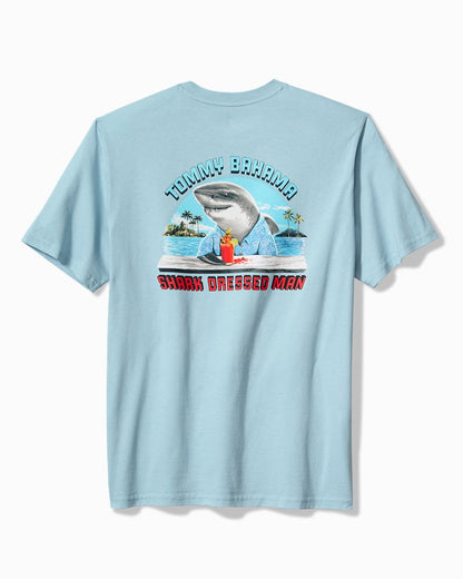 Shark Dressed Man Graphic T-Shirt
