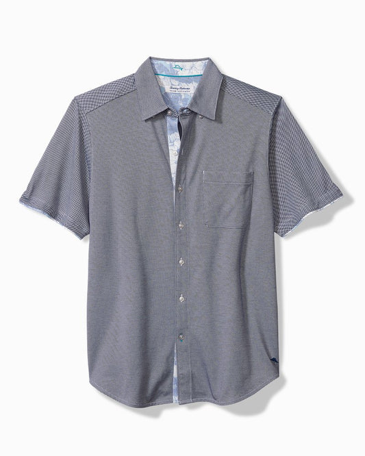 San Lucio Cali Blooms Happy Hour Knit Stretch Shirt