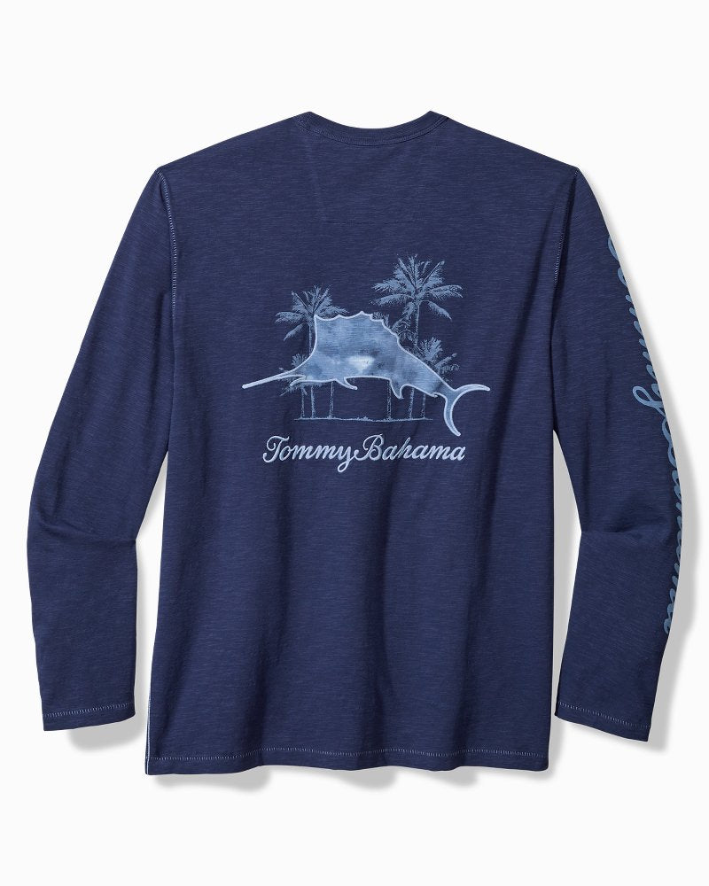 Azul Palms Long-Sleeve Lux T-Shirt
