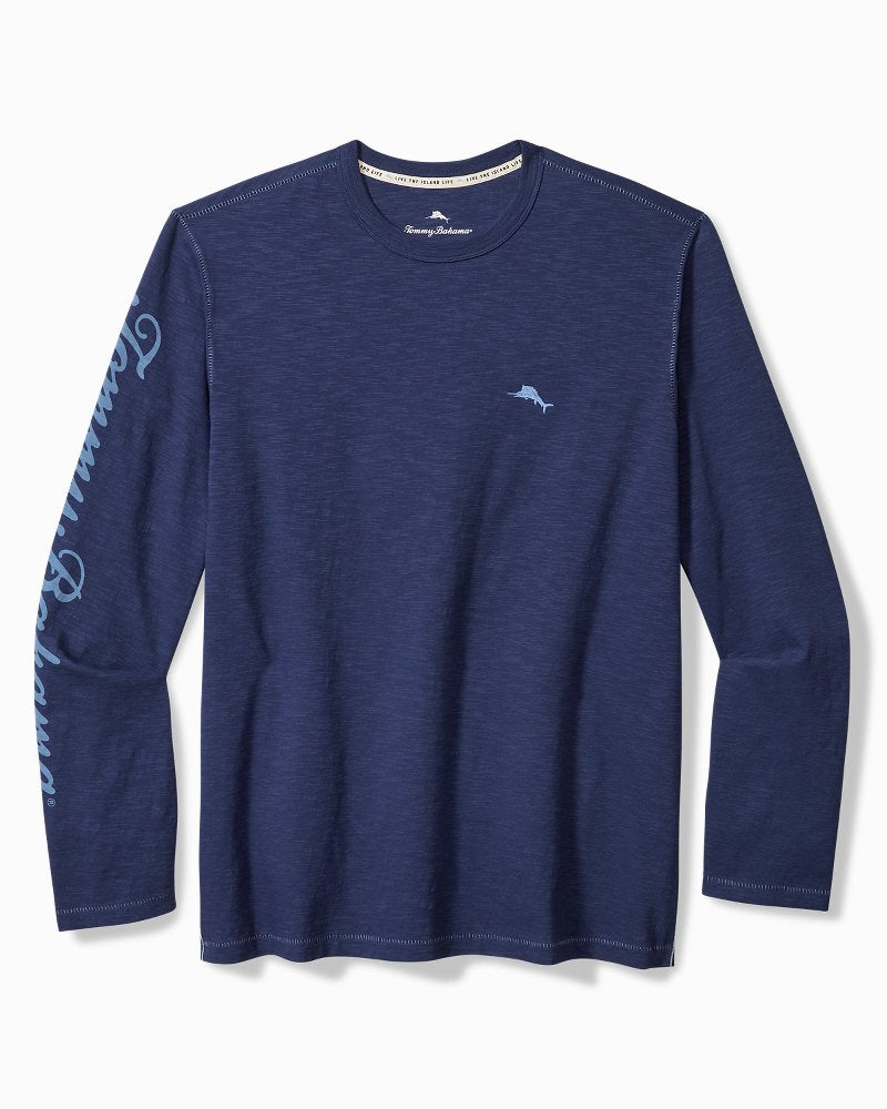 Azul Palms Long-Sleeve Lux T-Shirt
