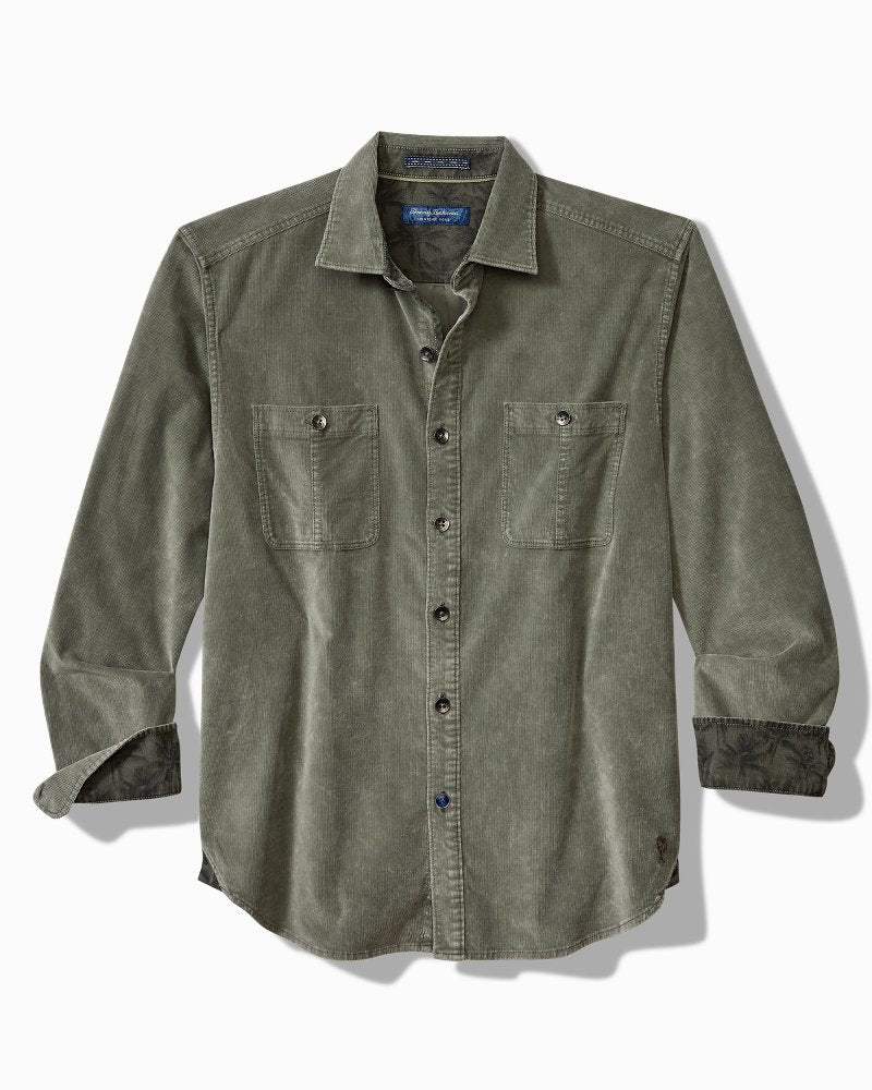Coastline Cord Stretch Sun Fade Double-Pocket Shirt
