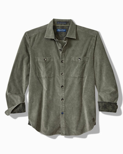Coastline Cord Stretch Sun Fade Double-Pocket Shirt