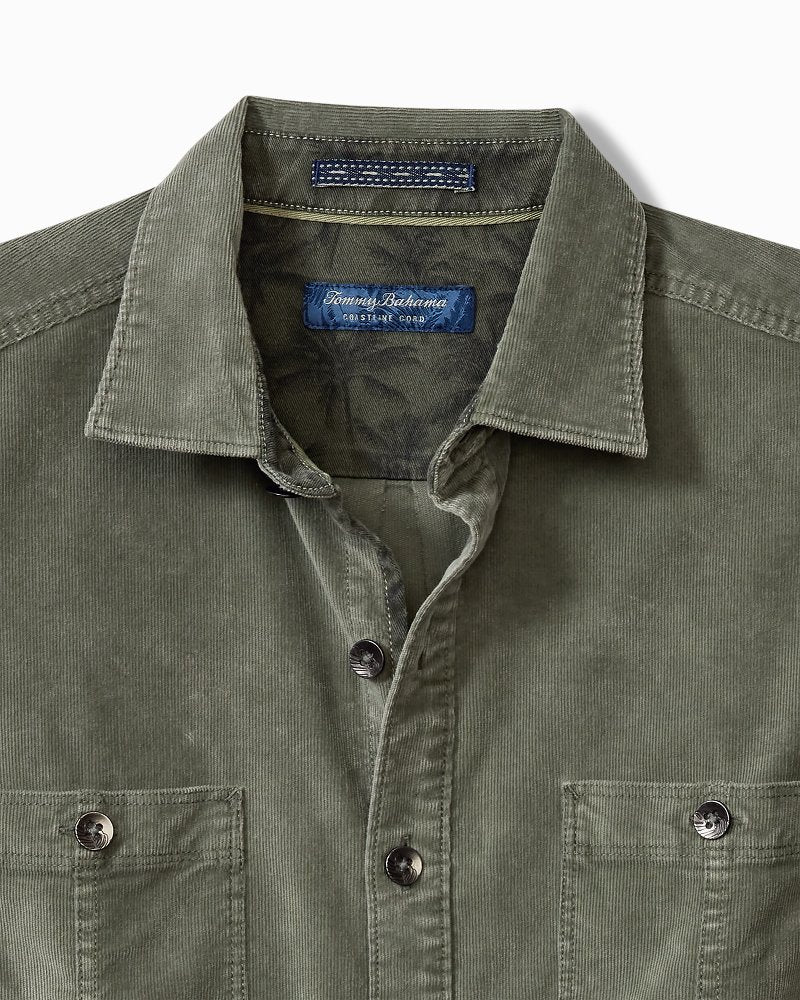 Coastline Cord Stretch Sun Fade Double-Pocket Shirt