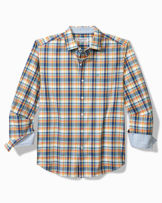 Sarasota Stretch Grenada Check IslandZone® Shirt