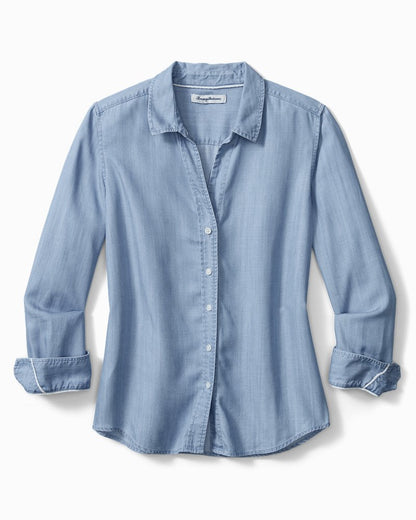 Chambray All Day Long-Sleeve Shirt