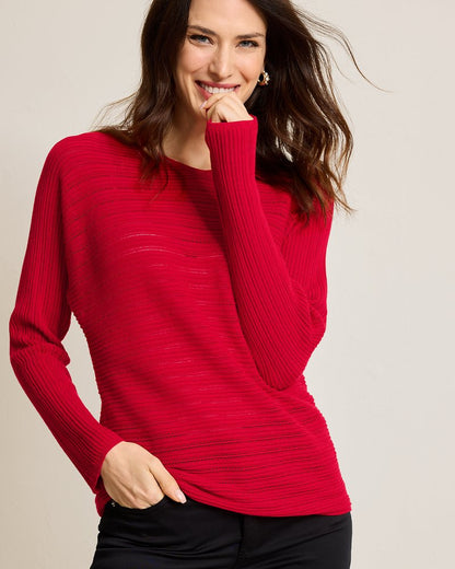 Jewel Bay Sequin V-Neck Sweater