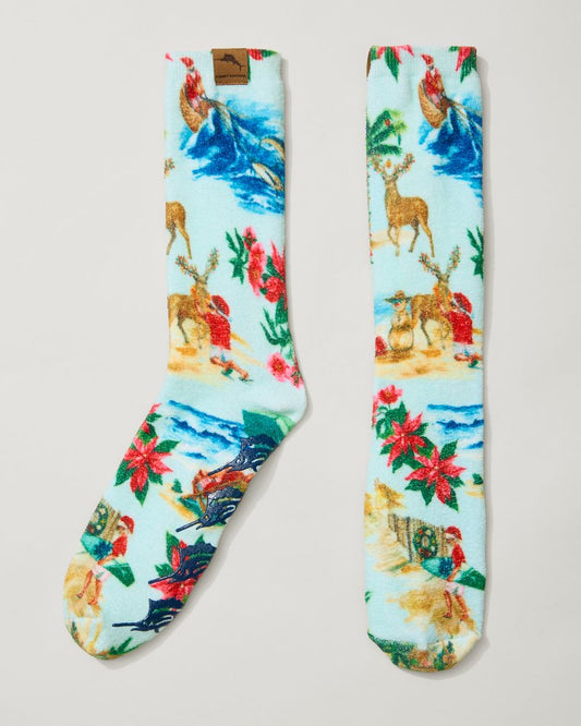 Island Soft® Holiday Santa Socks