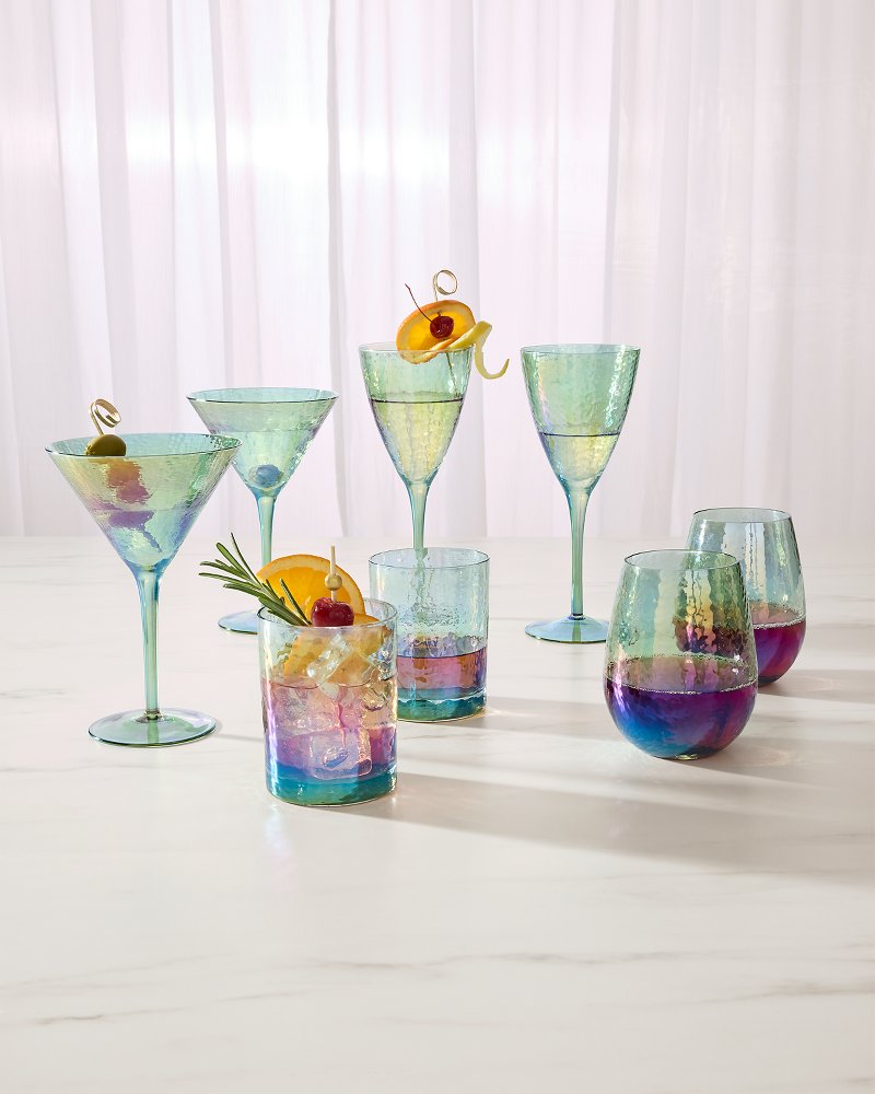 Luster Martini Glasses — Set of 2